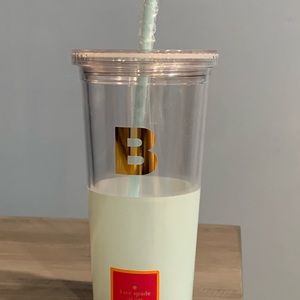Kate Spade “B” initial 20 oz tumbler